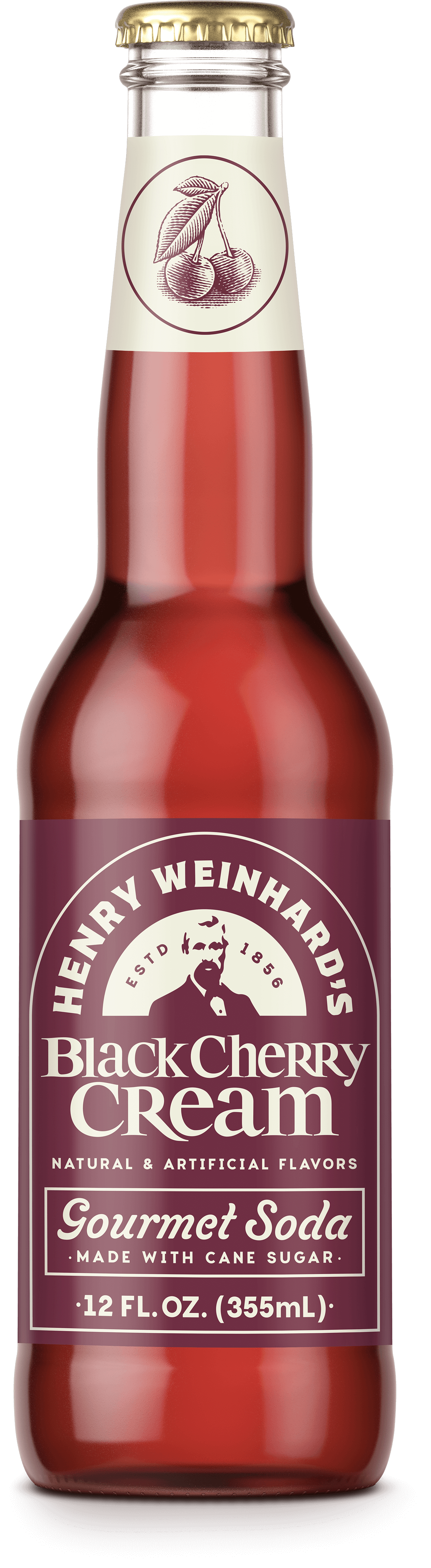 Henry Black Cherry Cream Soda Bottle